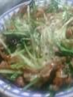 豚肉と水菜のめんつゆ炒め-レシピのメイン写真