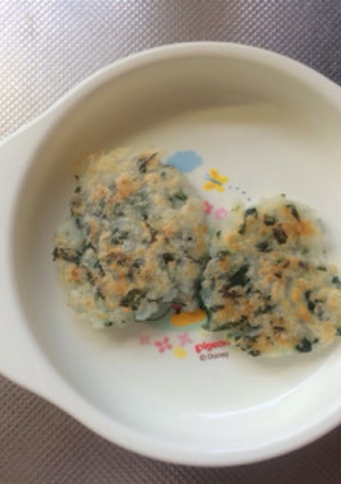 離乳食☆白身魚とほうれん草とご飯のおやき-レシピのメイン写真