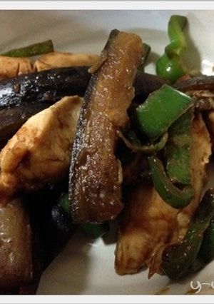 ささみとなすの回鍋肉風-レシピのメイン写真