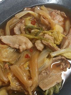 白菜と豚バラの煮物-レシピのメイン写真