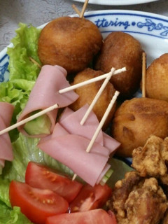 きゅうりのハム巻き 簡単お弁当隙間埋め~-レシピのメイン写真