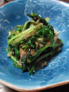 水菜のおかか和え-レシピのメイン写真