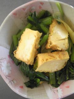 小松菜の炊いたん カレー風味-レシピのメイン写真