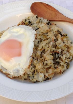 韓国海苔入り高菜チャーハン-レシピのメイン写真