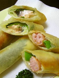 鮭と大葉のチーズ春巻き-レシピのメイン写真