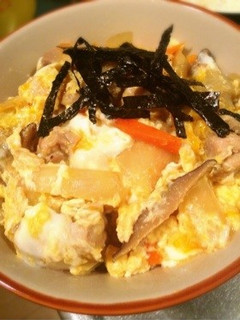 ダシ三昧☆ふゎとろ親子丼♪-レシピのメイン写真