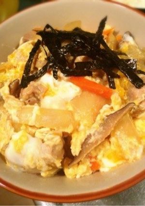 ダシ三昧☆ふゎとろ親子丼♪-レシピのメイン写真