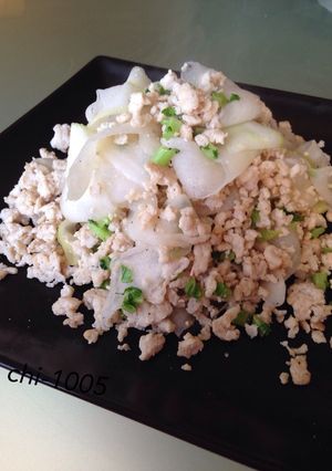 大根と鶏ひき肉塩炒め＊カロリー控えめ♡-レシピのメイン写真