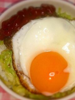 市販のハンバーグでロコモコ♡-レシピのメイン写真