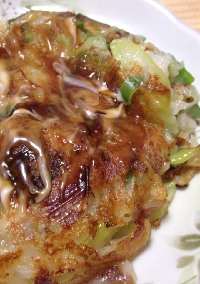 卵なしで☆ネギ焼きin椎茸-レシピのメイン写真