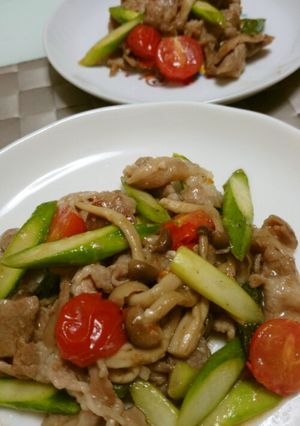 豚とアスパラの塩麹いため-レシピのメイン写真