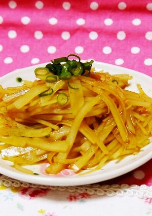 じゃがいも1つde簡単♪おつまみきんぴら-レシピのメイン写真