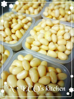 圧力鍋:蒸し大豆-レシピのメイン写真