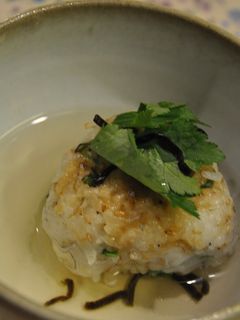 しらすの焼きおにぎり茶漬け-レシピのメイン写真