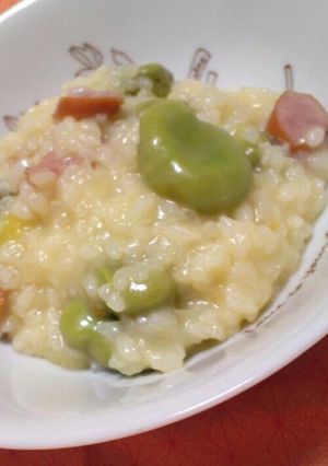 空豆deリゾット♪-レシピのメイン写真