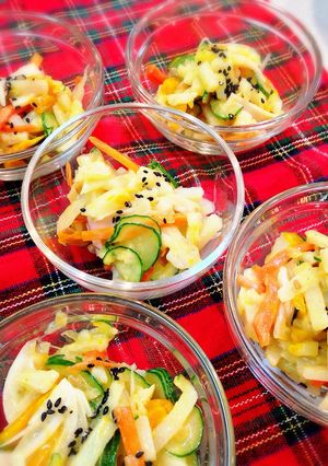 五種野菜の変わりマヨサラダ-レシピのメイン写真