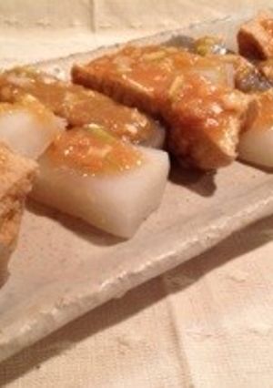 ネギ味噌田楽3点盛り-レシピのメイン写真