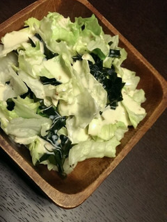レタスとわかめのサラダ-レシピのメイン写真