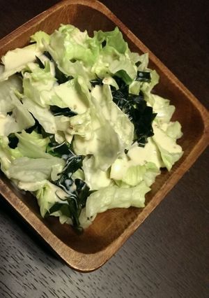 レタスとわかめのサラダ-レシピのメイン写真