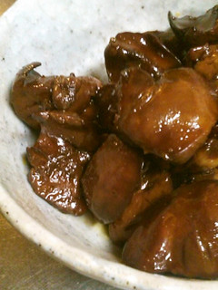鶏肝の甘辛煮 生姜無しでも臭くない-レシピのメイン写真