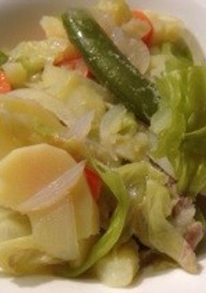 旬を楽しむ！春野菜の重ね蒸し-レシピのメイン写真