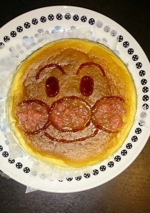 チョコ不使用!簡単☆アンパンマンケーキ-レシピのメイン写真