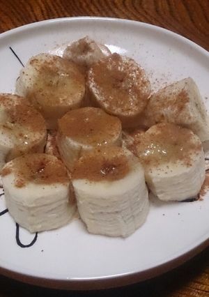 簡単♡レンジで半熟ホットバナナ-レシピのメイン写真