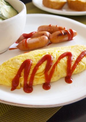 バターなしで♪とろとろオムレツ-レシピのメイン写真