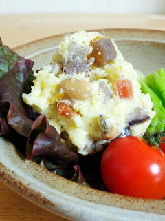 五目豆煮リメイク*ポテトサラダ-レシピのメイン写真