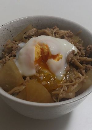 そぼろ大根丼-レシピのメイン写真