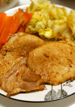 10分で作る、本格豚の生姜焼き＋野菜炒め-レシピのメイン写真