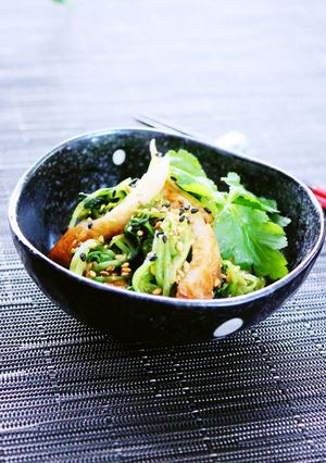 速攻一品✿ちくわと三つ葉の胡麻ゴマ炒め✿-レシピのメイン写真
