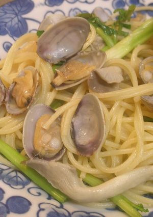 アサリとセリの春の香パスタ-レシピのメイン写真
