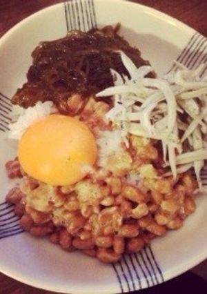 もずくしらす納豆丼-レシピのメイン写真