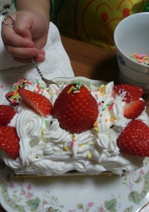 14/３歳児と作る簡単ケーキお手本編-レシピのメイン写真