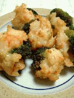 ぶろっこりーのえびつけ揚げ-レシピのメイン写真
