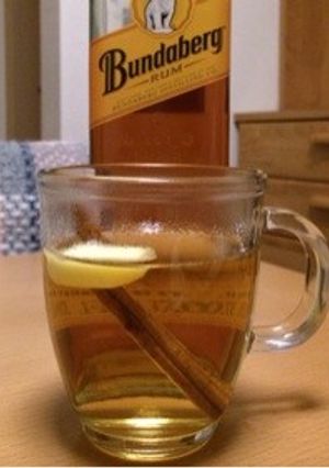 ホットバタードラム-レシピのメイン写真