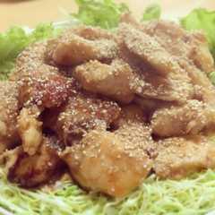 รูปของ 鶏むね肉の甘酢煮／塩麹でしっとり柔らか
