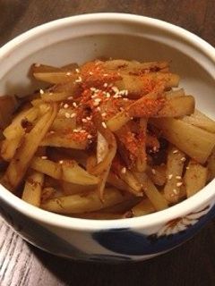 ヤーコンのおかか炒め( '﹃' )♥︎-レシピのメイン写真