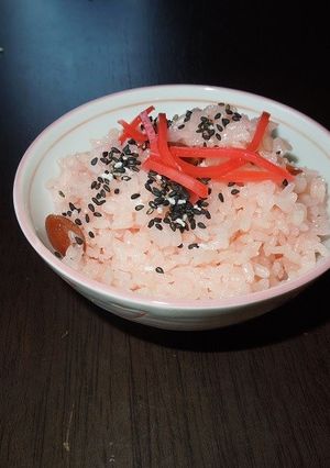 お婆ちゃんから教わった「甘納豆の赤飯」-レシピのメイン写真