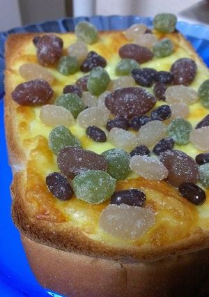 超簡単♡焼きチーズ甘納豆トースト♪-レシピのメイン写真