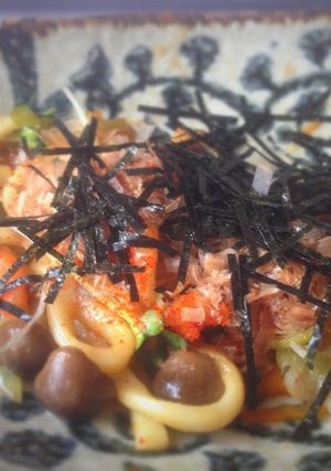 野菜たっぷり、大人の焼きうどん-レシピのメイン写真
