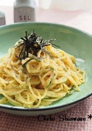 ＊たらこと大葉のカルボナーラ＊-レシピのメイン写真