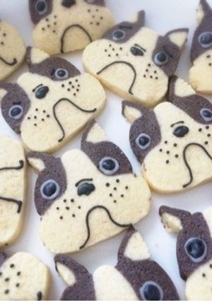 かわいい犬のブル♪アイスボックスクッキー-レシピのメイン写真