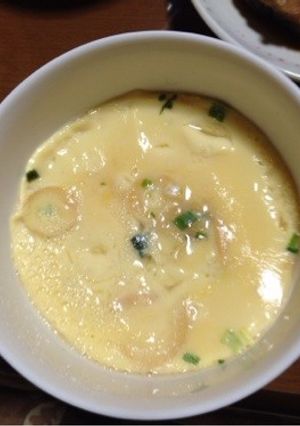 松茸のお吸い物で茶碗蒸し-レシピのメイン写真