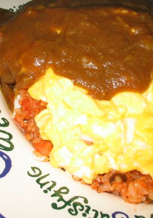 ☆ふわふわ卵とろ～りチーズのオムカレー☆-レシピのメイン写真