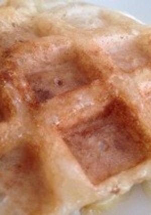 簡単もちかり！玄米ご飯でヘルシーワッフル-レシピのメイン写真