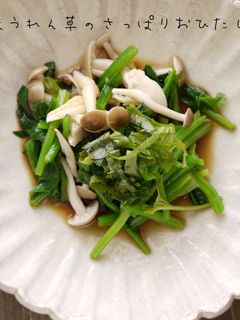 ほうれん草ときのこのポン酢和え-レシピのメイン写真