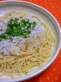 しらすおろし和風スパ-レシピのメイン写真