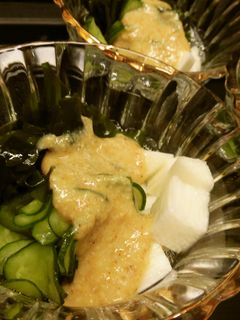 長芋とわかめのごま入り酢味噌和え-レシピのメイン写真